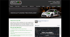 Desktop Screenshot of ecutek.com